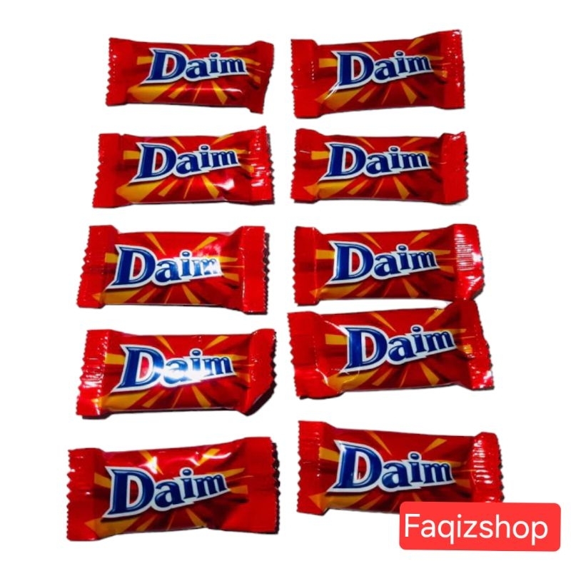 Daim ช็อกโกแลตสอดไส้คาราเมล นำเข้าจากสวีเดน แพ๊ค10ชิ้น