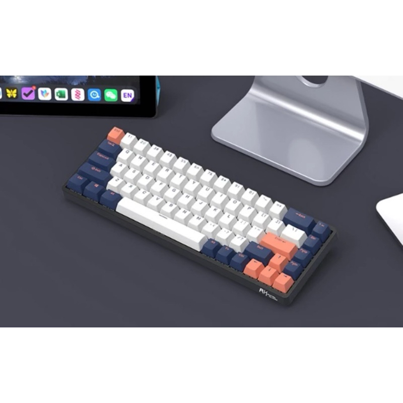 Royal Kludge RK68 Plus คีย์บอร์ดกลไก 65% พร้อมสวิตช์ Gateron และไฟ RGB ปรับแต่งได้
