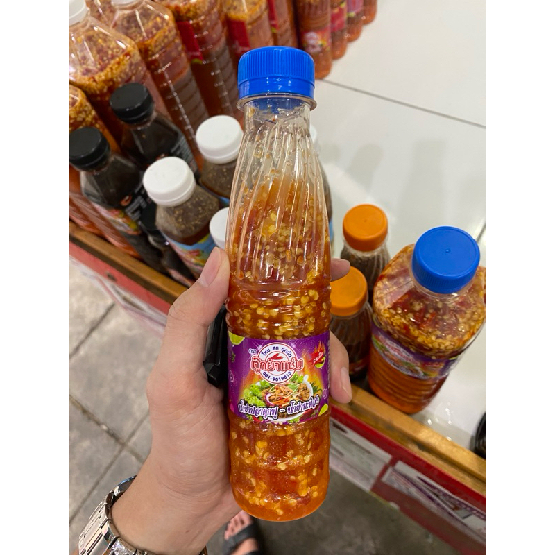 น้ำยำปลาดุกฟู ตุ๊กยำแซ่บ ขวเล็ก 220cc