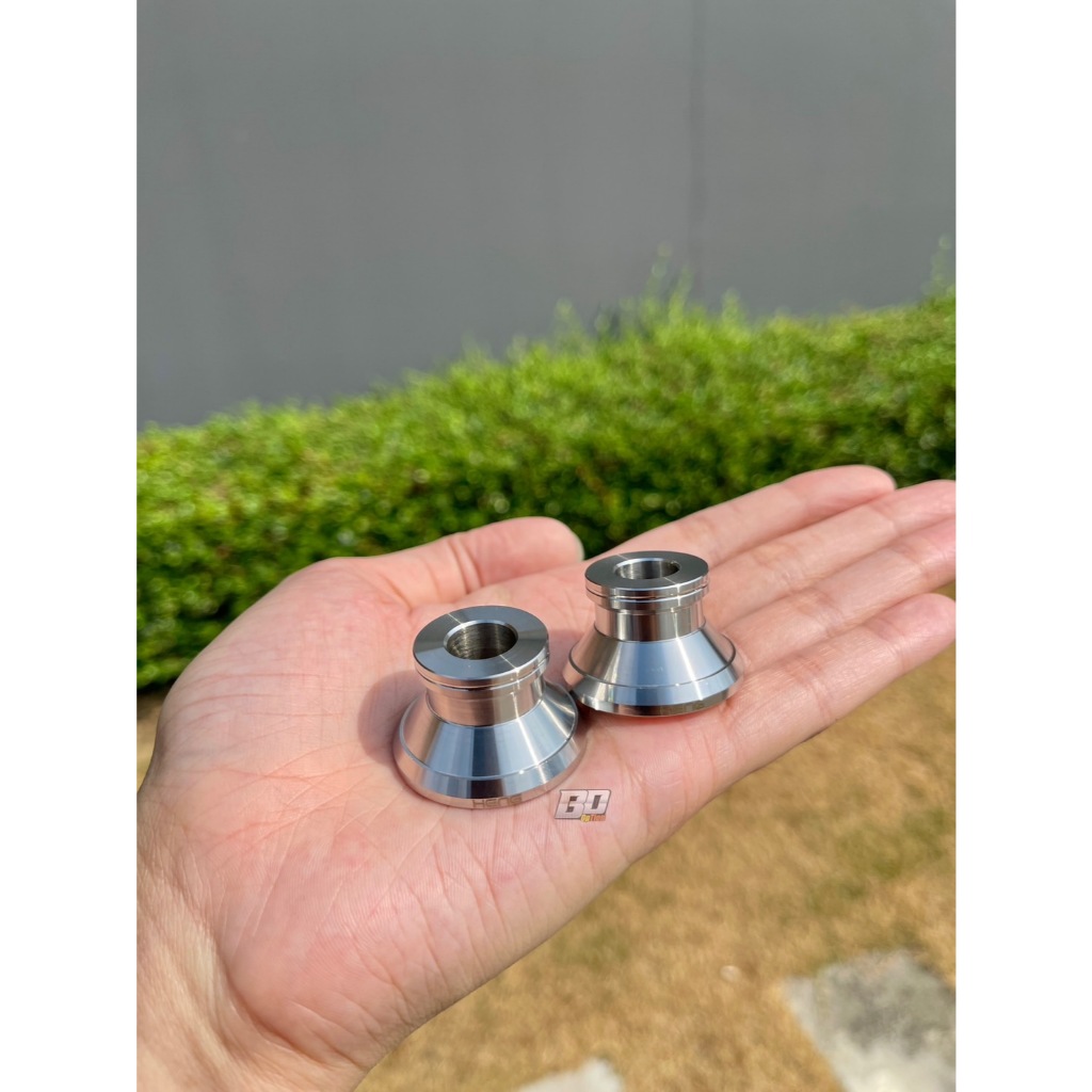 บูชล้อหน้าเวฟ บูทล้อหน้าสแตนเลส ไมล์ดิจิตอล W125S-บังลม W125iวาฬ/Led ปี23-26 W110i ปี21-24 งานเฮงสกรูCnc