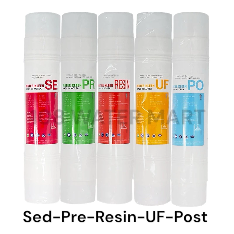 ชุดไส้กรอง 3-5 ชิ้น UF/Alkaline สำหรับเครื่องกรองน้ำ Coway และ Turbora