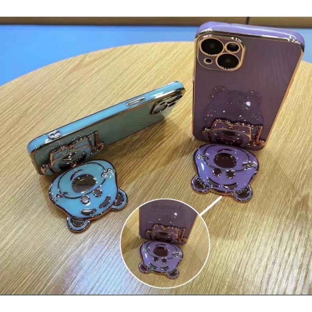 เคส หมีล็อตโซ่ สำหรับรุ่น lnfinix Smart8 Smart7HD Hot30i Hot20i Hot12i
