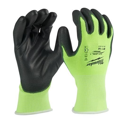 ลดให้แล้ว (มีแต่ M) ถุงมือ milwaukee HV กันบาด Level 1 สีเขียว