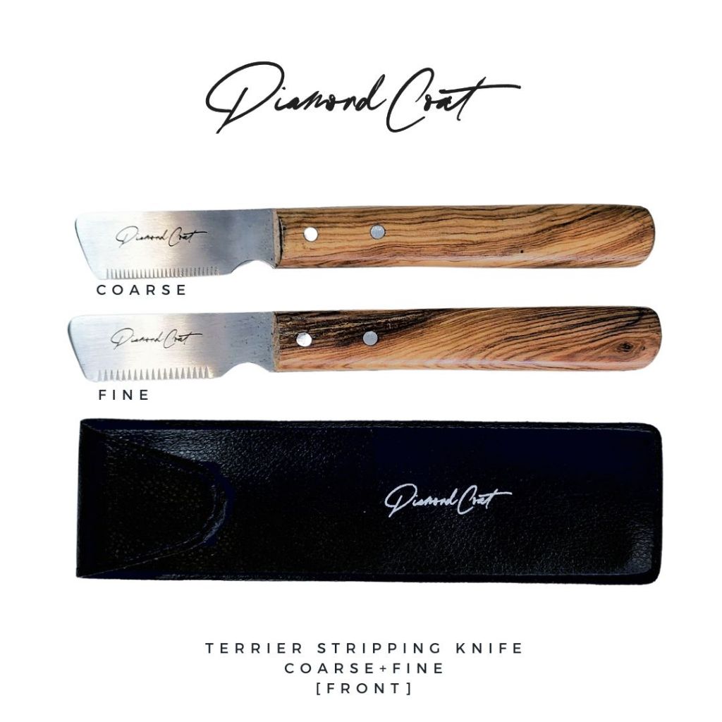 Diamond Coat มีดถอนขน TERRIER STRIPPING KNIFE