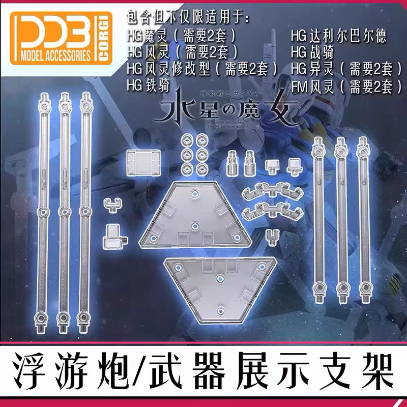 Action Base Gunbit ฐานตั้งกันบิท สำหรับ HG 1/144 FM 1/100 THE WITCH FROM MERCURY