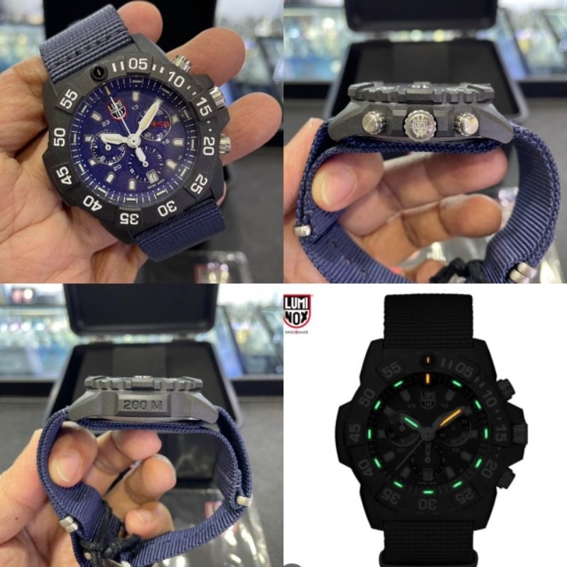 นาฬิกาข้อมือผู้ชาย LUMINOX NAVY SEAL CARBONOX CHRONOGRAPH 3580 SERIES XS.3583.ND