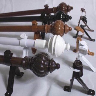 ราวม่านพร้อมอุปกรณ์ติดตั้งครบชุด ราวเหล็กกันสนิมอย่างดี ราวม…