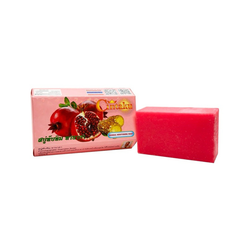 Cintaku ชินตากุ สบู่สมุนไพร #ทับทิม ทานาคา 100กรัม