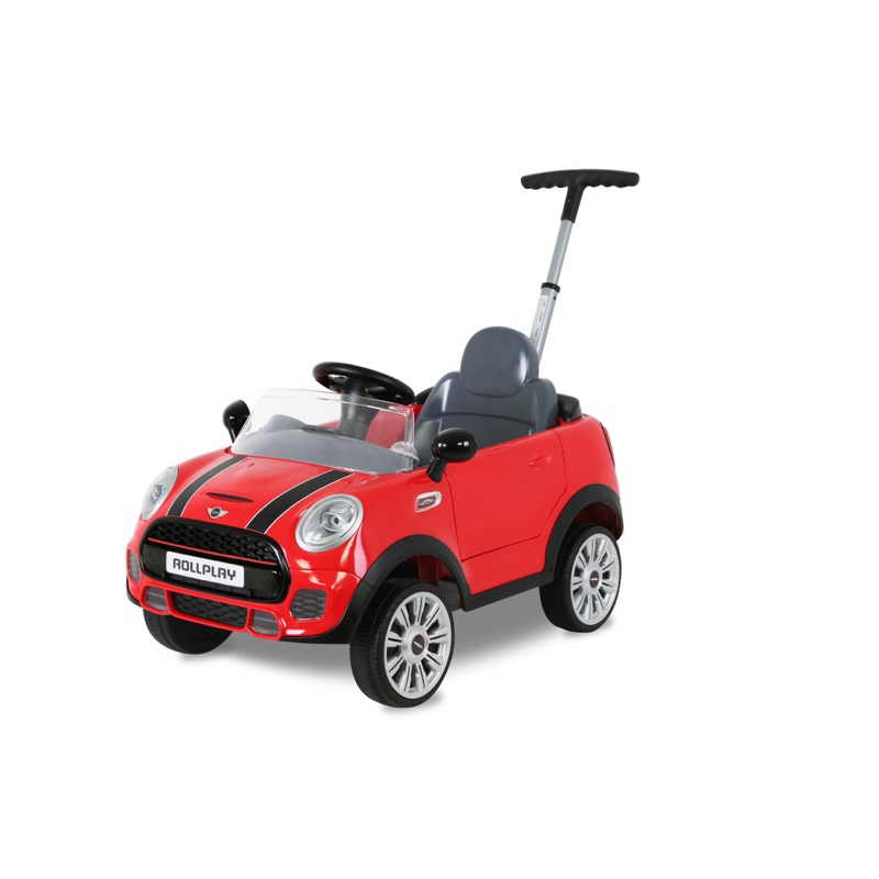 รถเข็นเด็ก มินิคูปเปอร์ mini Cooper ขาไถ ผลักเดิน รถเข็น รถของเล่นเด็ก มินิ คูปเปอร์ Mini Cooper Foot To Floor Ride-On