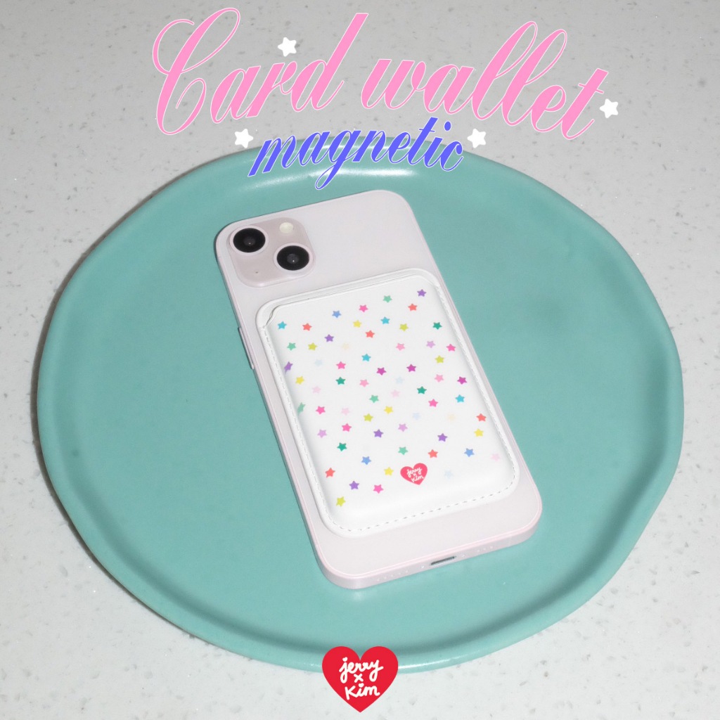 Card wallet Magnetic Jerryxkimdotstick⭐️ ที่ใส่บัตรแม่เหล็ก