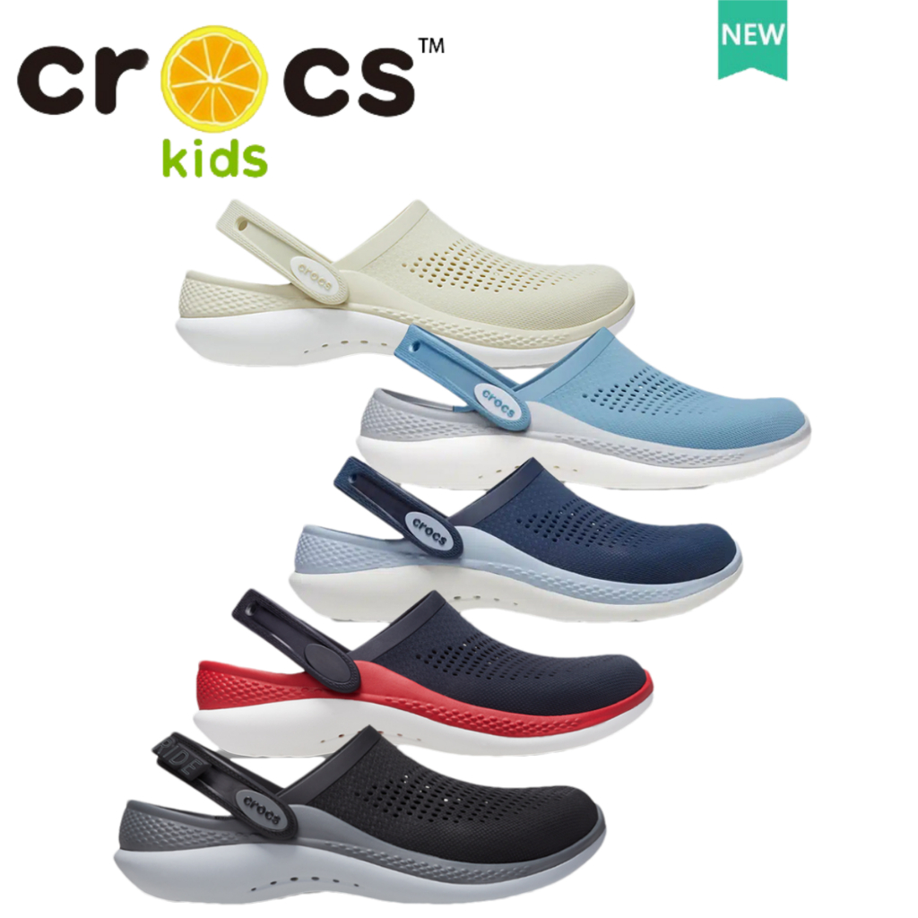 [CROCS แท้100% ] cross แท้ Cross classic platform clog สีขาวส้นสูง4cm รองเท้ากันลื่น