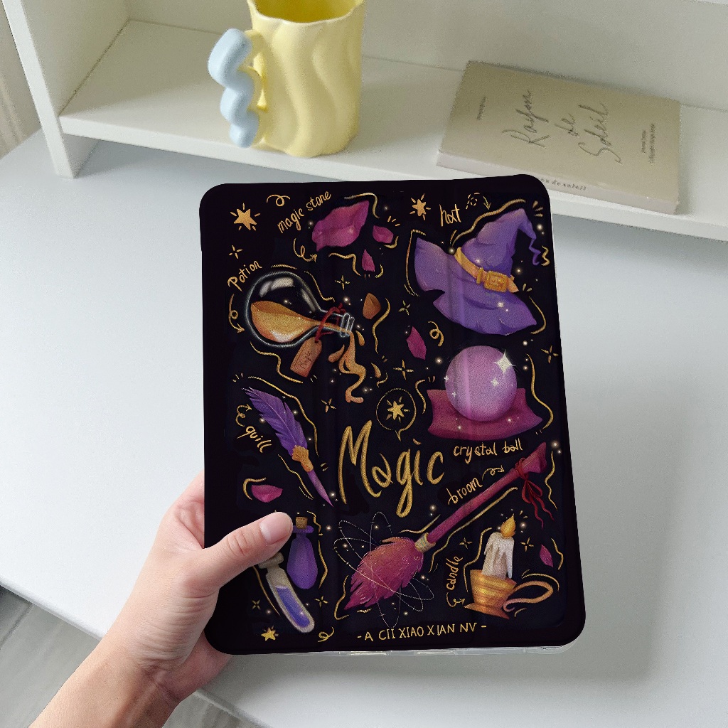 🚀จัดส่งทันที🚀เคสไอแพด Pro13 2024 Air7/6 gen8 air8 สุนัขตลก ช่องใส่ปากกา เคส iPad Gen7 Gen11 mini7