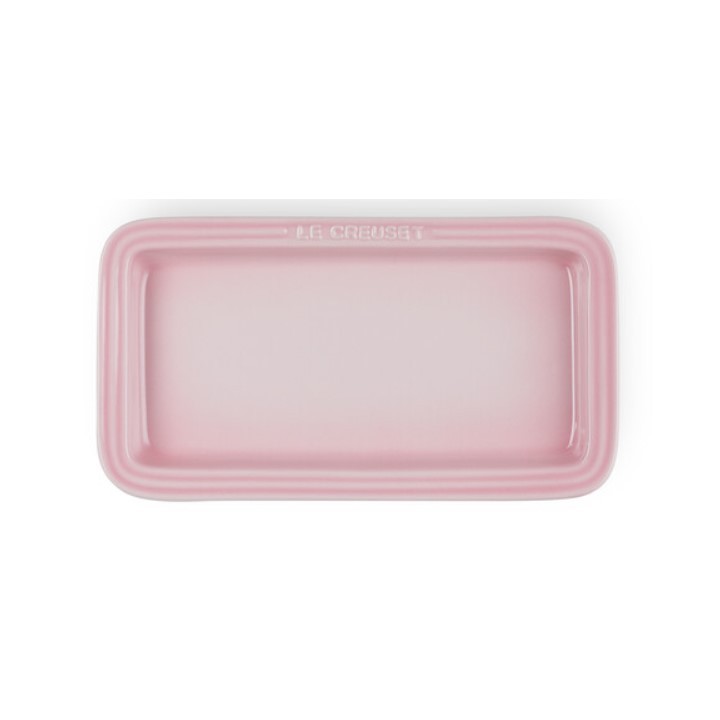 จานเซรามิค 25CM RECTANGULA PLATE MILKY PINK