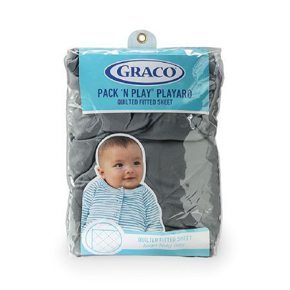 Graco ผ้าคลุมเตียงนอน Pnp Quilt-Stone Grey