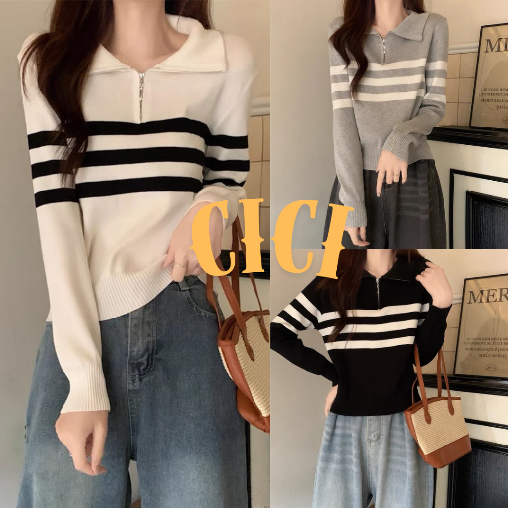 เสื้อไหมพรมคอเต่าซิปหน้า สไตล์เกาหลี ผ้านุ่ม ใส่สบาย รีวิวครบจบ
