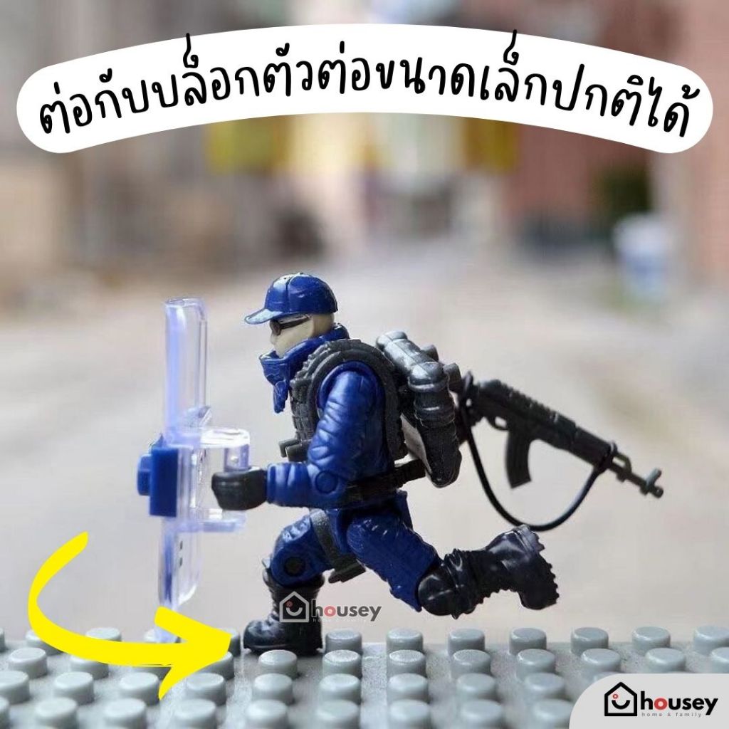 [ส่งไวจากนนท์] ใหม่ล่าสุด ! ซองสุ่ม ตัวต่อ ฟิกเกอร์ ไซส์ใหญ่ ทหาร ตำรวจ หน่วย S.W.A.T. Blind Bag Small Figure