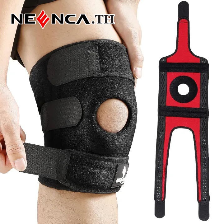NEENCA Kneepad วงเดือนฉีกขาด, ACL ร้อม Side Stabilizer และ Patella Gel Pad, สายรัดปรับระดับได้, สายรัดพยุงเข่า