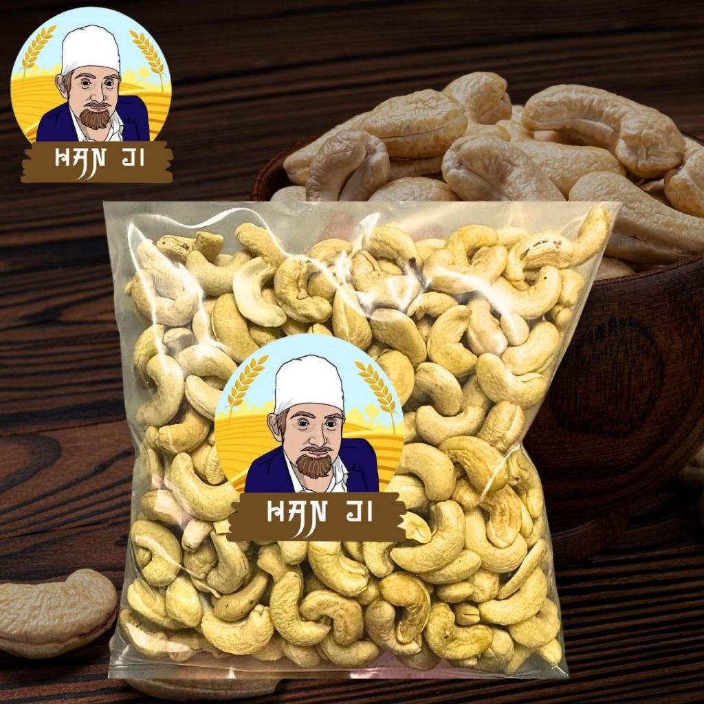 Hanji เม็ดมะม่วงหิมพานต์เกรดพรีเมี่ยม 500 กรัม Cashew Nut
