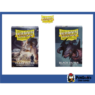 *พร้อมส่ง*[Dragon Shield] Outer Sleeves - Clear Matte, Black Matte