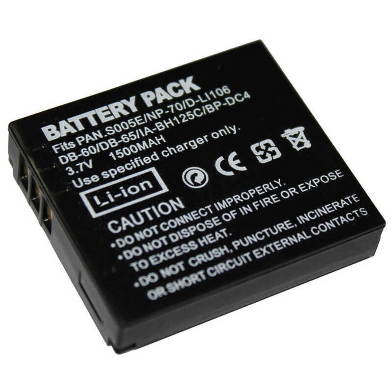 Rechargeable Lithium-ion Battery Pack para sa Ricoh DB-60, DB60, DB-65, DB65