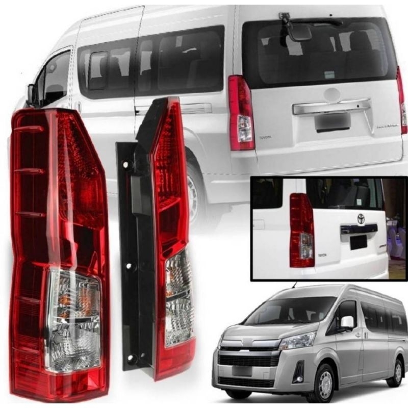 ไฟท้าย​ เสื้อไฟท้าย​ TOYOTA​ COMMUTER​ HIACE​ 2020​ 2021​ 2022​ 2023​ ไม่มีขั้วและหลอดไฟ