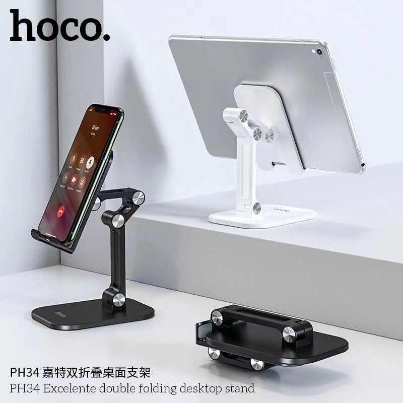 Hoco PH34 ที่ยึดโทรศัพท์ ที่จับมือถือ จับได้โทรศัพท์ทุกรุ่น เป็นงานเหล็ก สินค้าของแท้100%