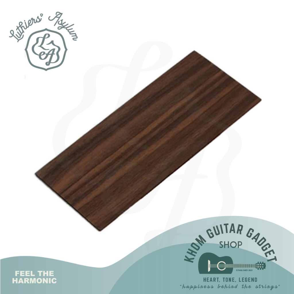 🇹🇭 สต็อคไทย 🚀ส่งเร็ว⚡️ ไม้วีเนียร์ โรสวู้ด Rosewood Headstock Veneer สำหรับหัวกีตาร์ ขนาด 200 x 90 x 2 มม. จำนวน 1 ชิ้น