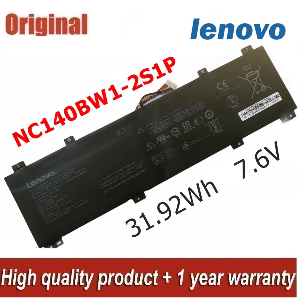 ♛LENOVO แบตเตอรี่ NC140BW1-2S1P ของแท้ (สำหรับ IdeaPad 100S-14IBR Series) Lenovo Battery Notebook แบ