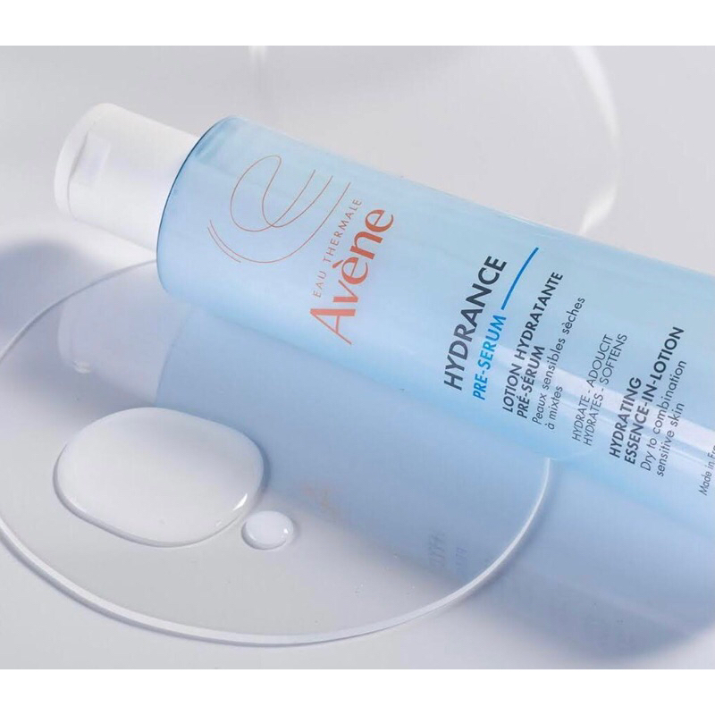 ( ของแท้ 100% ) Avene hydrance pre-serum hydrating essence-in-lotion 200ml