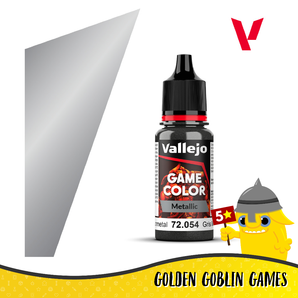 Vallejo Game Color: Metallic: Dark Gunmetal (POS. 123)