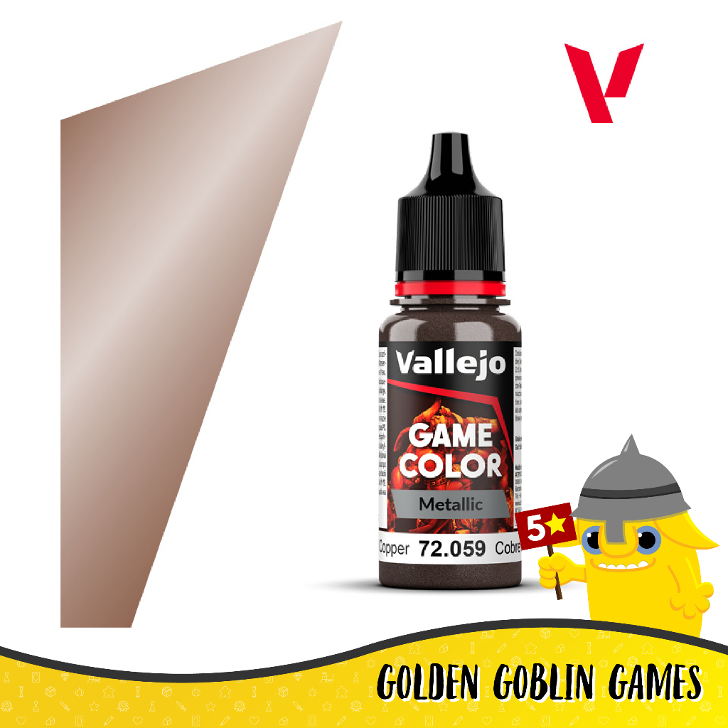 Vallejo Game Color: Metallic: Hammered Copper (POS. 128)