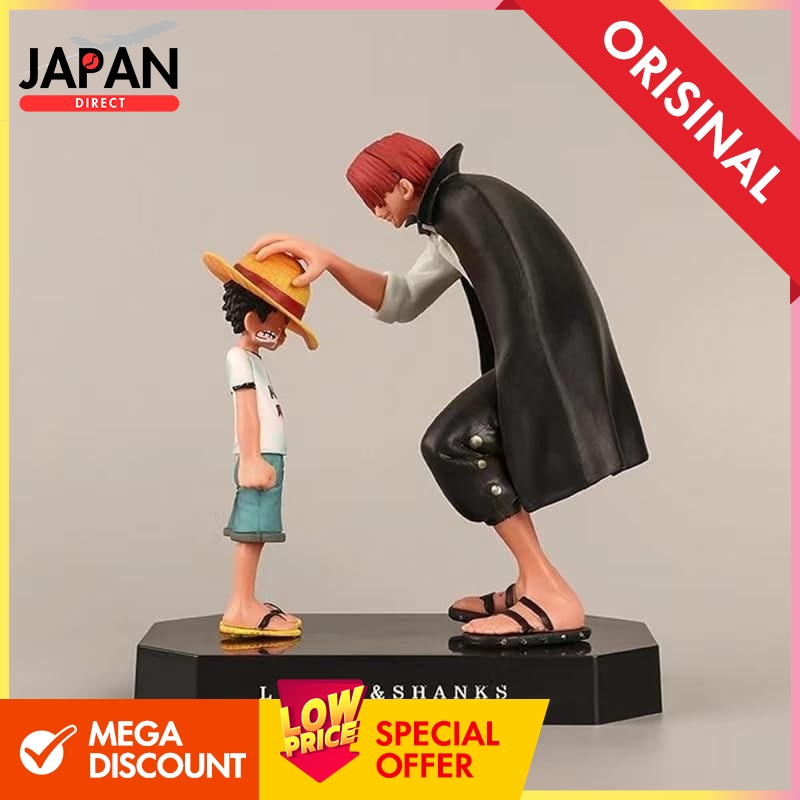 One Piece Luffy &amp; Shanks Figure Painted Piece Figure Luffy &amp; Shanks Figure...