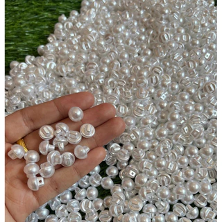 กระดุมมุก กระดุมมุกสีขาว สีครีม 10มิล 200เม็ด80บาท