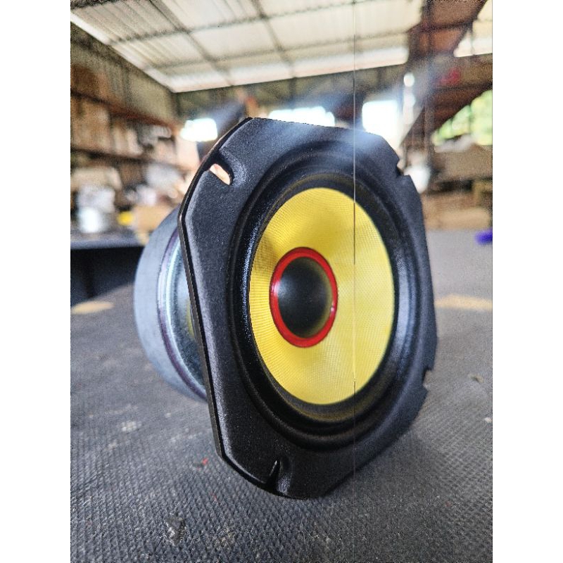 ลำโพงเสียงกลาง4นิ้วT.audio4 MHY Kevlarเหลือง