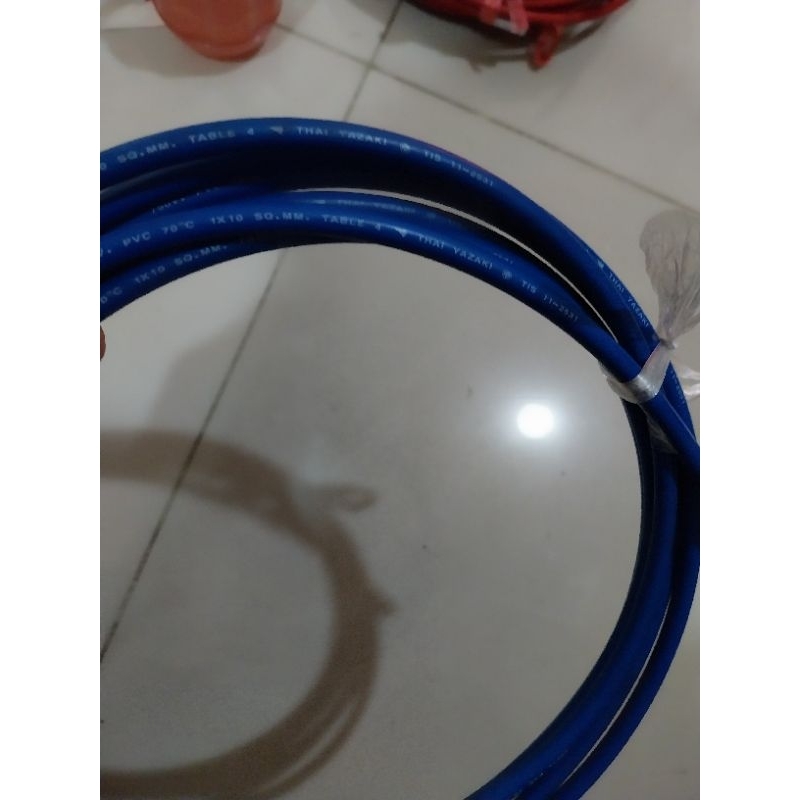 สายไฟTHW1×10SQ.MM.ขายตามความยาวที่ตัดไว้แล้ว