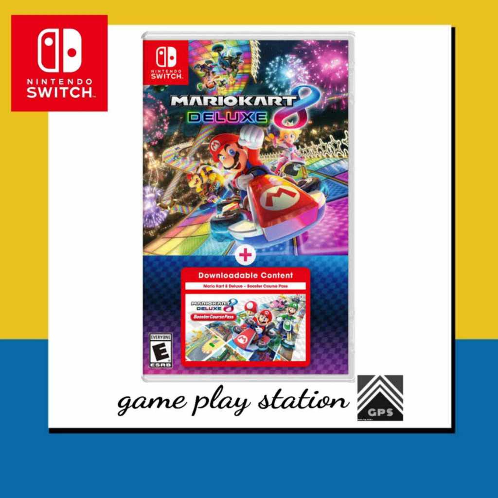 nintendo switch mario kart 8 deluxe / mario kart 8 deluxe +booster course pass ( english asia )