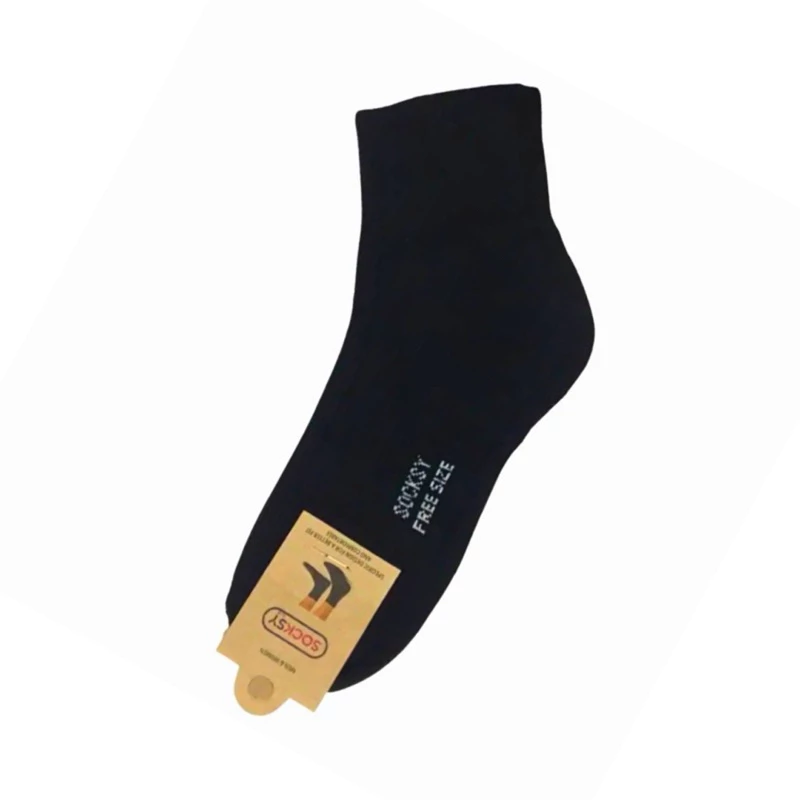 ถุงเท้าข้อกลางsocksy แพค 12คู่ สินค้าไทยผ้าดีใส่สบายระบายอากาศได้ดี ใส่ได้ทั้งผู้หญิงและผู้ชาย