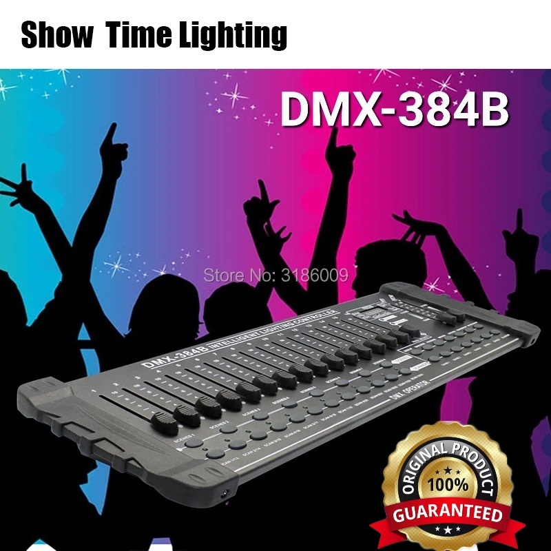 DaVita💥DISCO DMX 384Bคอนโซล/DMX512 Controller สำหรับไฟ จอแสดงผบ LED คุมไฟหมุนได้ดีเยี่ยม บอร์ดคุมไฟแสงเวทีที่ดีที่สุด DJ