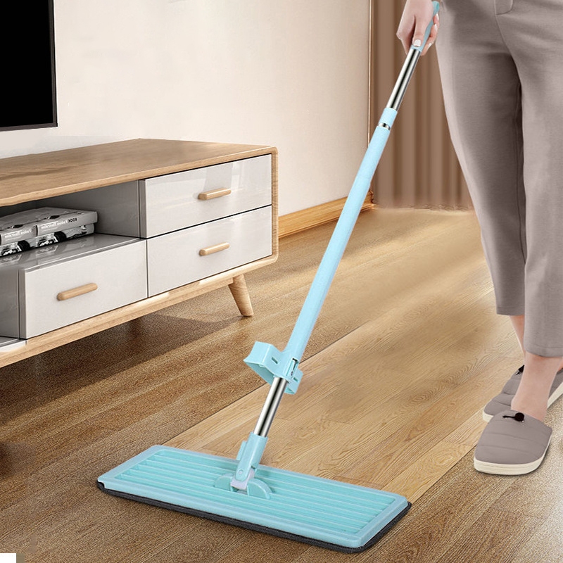 below99 Lazy Mop ไม้ถูพื้นแบบรีดน้ำและฝุ่นผงในตัว พร้อมผ้า 1ผืนตั้งได้ รุ่น 5284/5391 – โปรปัง