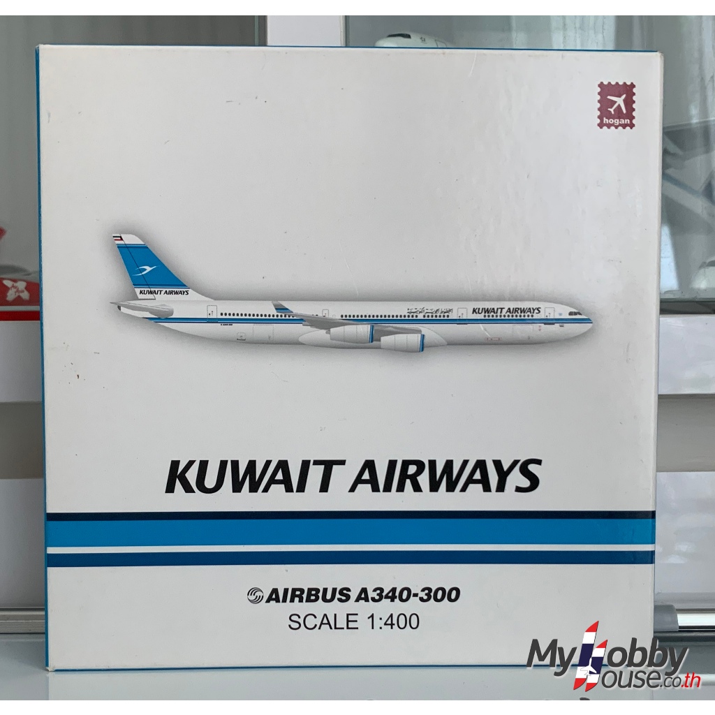 Kuwait Airways A340-300 (9K-ANA) Hogan Wings 1:400 พร้อมขาตั้ง