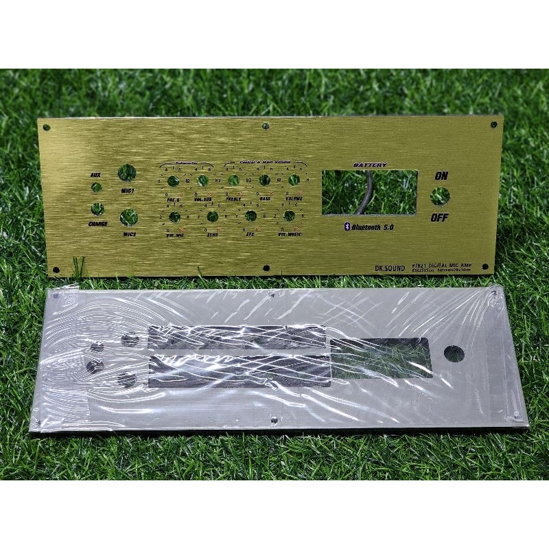 เพลทตู้ลำโพงบลูทูธ รุ่น ZK-TB21 + ไมค์ zk-amp วอลุ่มเดิม บลูทูธDIY ใส่แอมป์จิ๋ว ZK-TB21 + ไมค์ ZK-AM