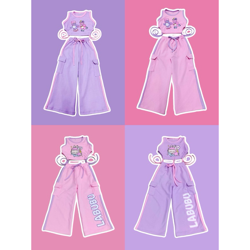 Labubu ลาบูบู้ แคร์แบร์ ชุดเด็ก ชุดเด็กผู้หญิง แฟชั่นเด็ก 2-12 ขวบ พร้อมส่ง ในไทย