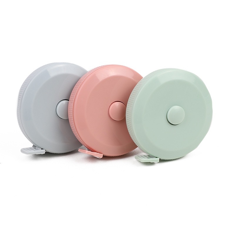 ตลับสายวัดตัว สายวัดเอว ทรงกลม แบบพกพา ม้วนเก็บได้ ยาว 150 ซม./60 นิ้ว - รูปที่ 3