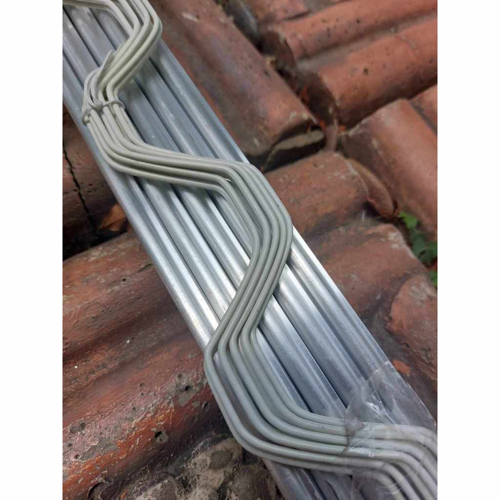 รางวายล็อค 2เมตร 10 ชุด รวมยาว 20เมตร รางวาย ล็อคโรงเรือน รางล็อค กัลวาไนซ์อย่างดี ทนทาน - รูปที่ 2