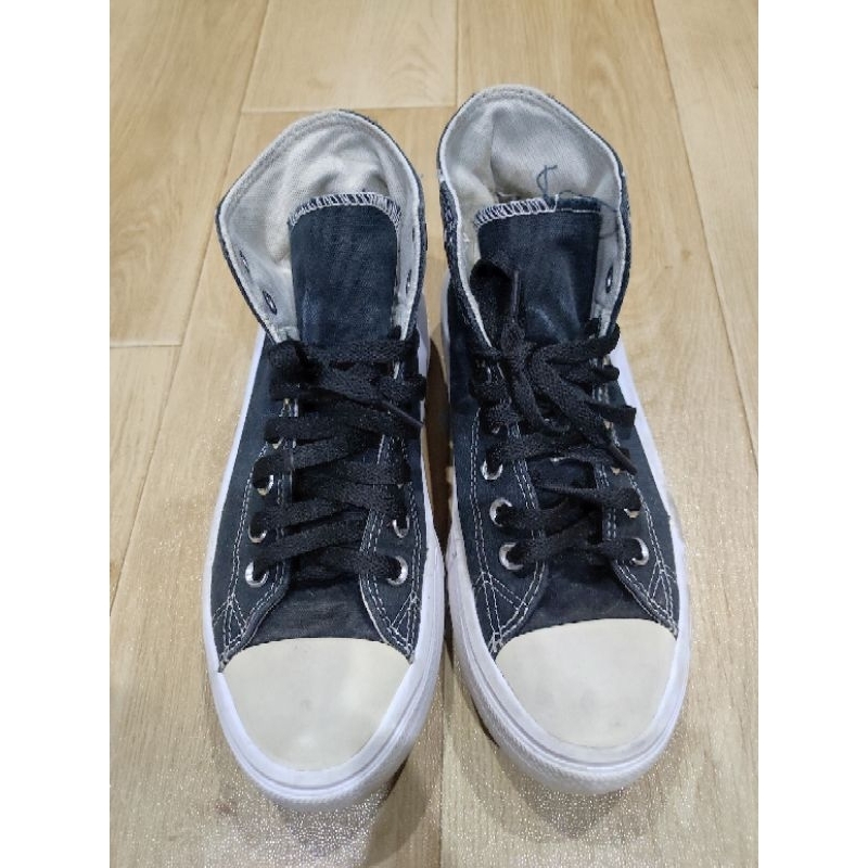 รองเท้ามือสอง คอนเวิร์ส Converse All Star หุ้มข้อเสริมส้นไซส์ 39.5 ยาว250