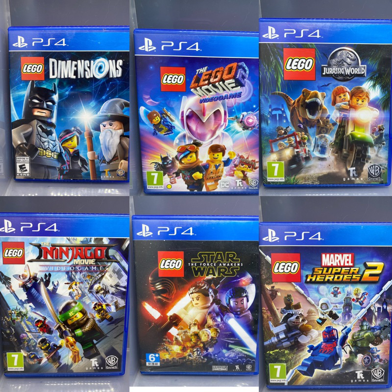 แผ่น PS4 เกม LEGO หลายภาค [ มือ 2 ] เล่นได้ 1-2 คน