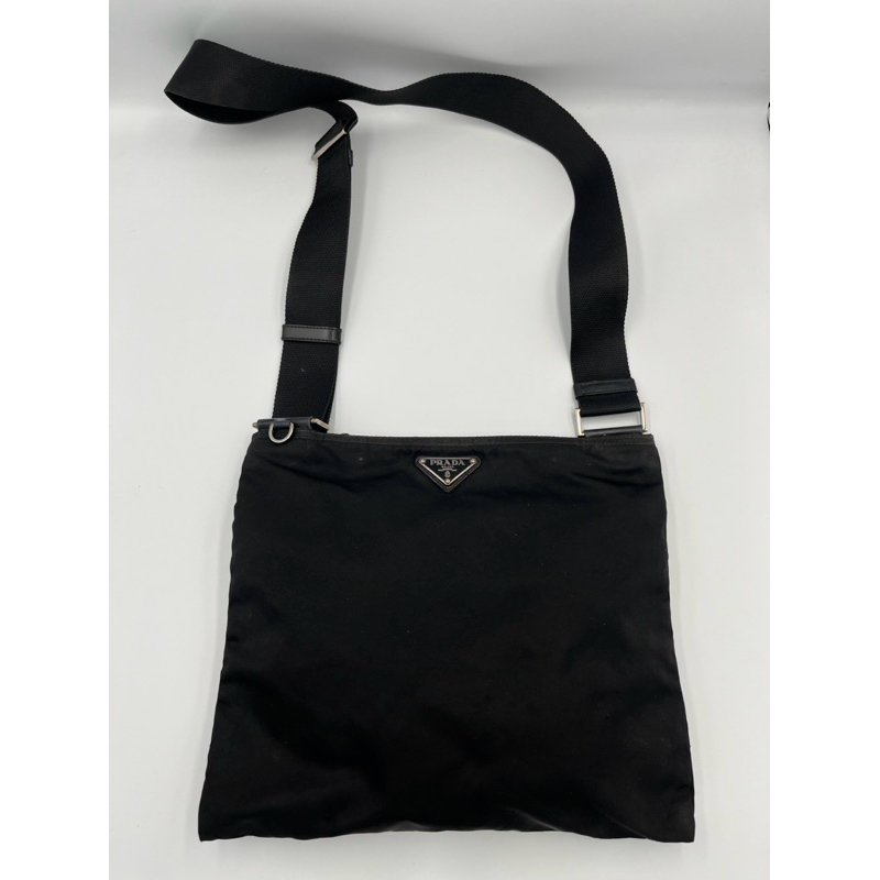 Prada Nylon Shoulder Crossbody Bag กระเป๋าสะพายข้างแบรนด์ปราด้าแท้