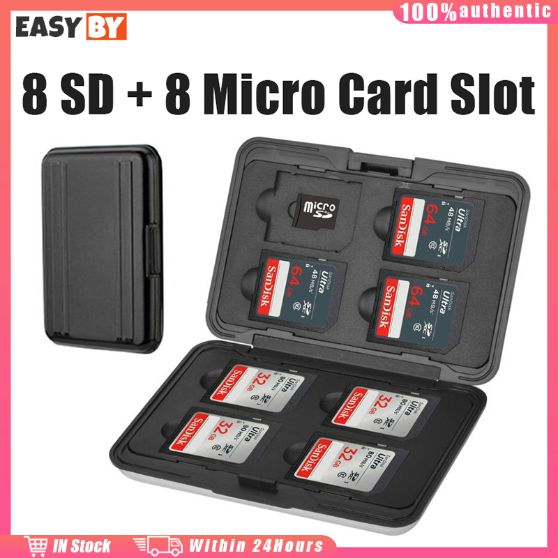 กล่องใส่เมมโมรี่การ์ด กล่องเก็บ sd card ที่เก็บการ์ด ที่เก็บเมมโมรี่การ์ด แบบพกพา ร้านอยู่ที่ไทย