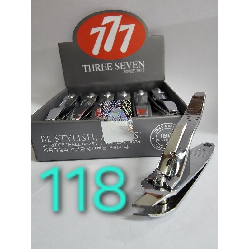 777 กรรไกรตัดเล็บ 118 ปากเฉียง [ยกกล่อง]