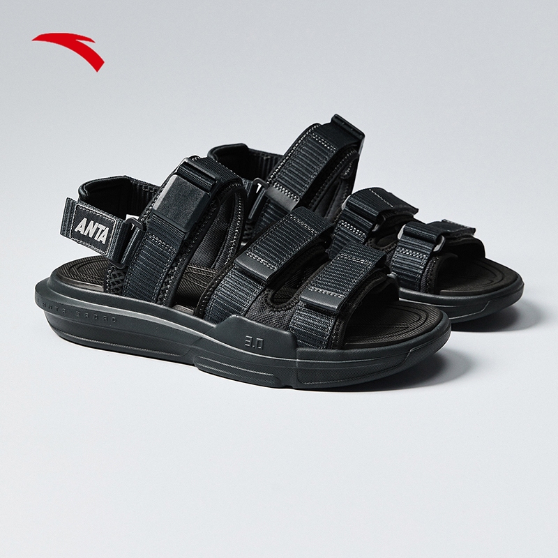 ANTA BaDao Men Slippers 1124C8502-3 Official Store